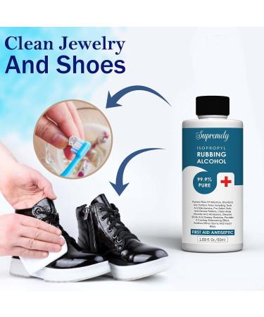 Supremely Multipurpose Rubbing Alcohol 99.9%: Disinfectant Cleaner and First Aid Essential Pharma Grade 50 ml (Pack of 1) CAP - Buy Online on GoSupps.com