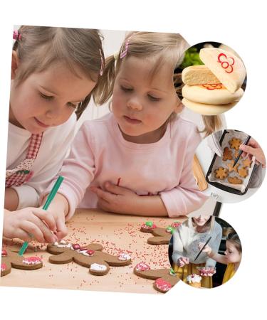 CIYODO 6pcs Biscuits Cake Boxes Decor Cake Coloring Markers Edible Cake Pens Dual Tip Markers Plastic - Buy Online on GoSupps.com