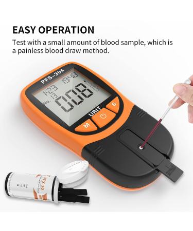 URIT 5 in 1 Blood Lipid Test Meter - Home Cholesterol Test Kit with 10 Profile Test Strips - Buy Online on GoSupps.com