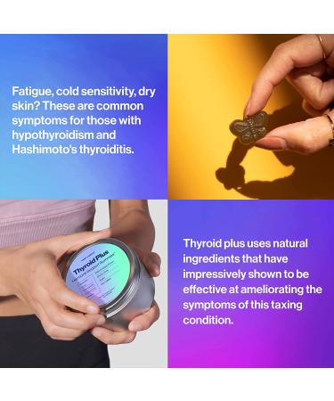 Thyroid Plus Gummies - Ashwagandha, Iodine, Bladderwrack, Kelp & Schisandra Support - Buy Online on GoSupps.com
