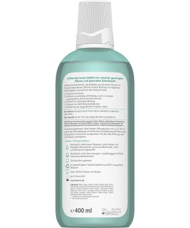 Lavera Mouthwash Sensitive & Repair 400ml | Alcohol-Free Fluoride Organic Mint | Vegan Natural Cosmetics - Buy Online on GoSupps.com
