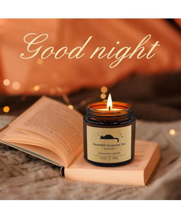 Sleep Candles Gifts for Women Scented Candles Gift Set for Anxiety Relaxation Gifts for Women Gift for Mom Friends and Loved Ones Ideal for Valentine's Day Birthdays 2 Piece Set + Eye Mask - Buy Online on GoSupps.com