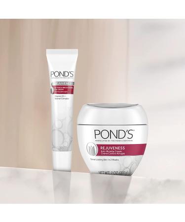 Pond's Anti-Wrinkle & Eye Cream Duo - Rejuvenating Anti-Aging Moisturizer with Vitamin B3 & Retinol Complex - Buy Online on GoSupps.com
