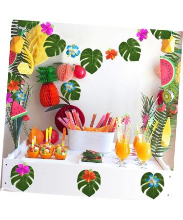 Zerodeko Personalized Gift 36 Pcs Home Decoration Supplies Artificial Leaves Fake Monstera Leaves Simulation Green Turtle Leaves Artificial Plants Household Personalised Gifts - Buy Online on GoSupps.com