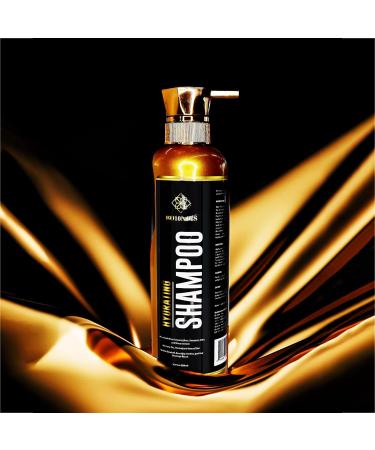 Hydrating Shampoo - Sulfate-Free Moisturizer with Wheat Protein & Shea Butter for Dry Damaged Hair - 16.9 fl oz - Dandruff & Breakage Repair - Buy Online on GoSupps.com