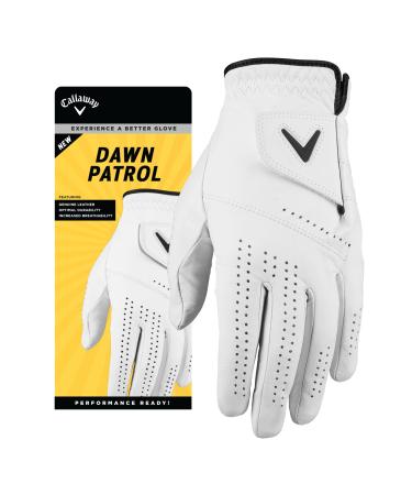 Callaway Golf Dawn Patrol 2024 Glove M/L Left Hand (for right handed golfer) Worn on the left hand.