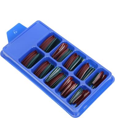 Solid Color Fake Nails Colorful False Nails Pure Color Full Cover Nail Tip Artificial Fake Nails Long Full Coverage False Nails French Nail Acrylic Fake Nails (04) - Buy Online on GoSupps.com