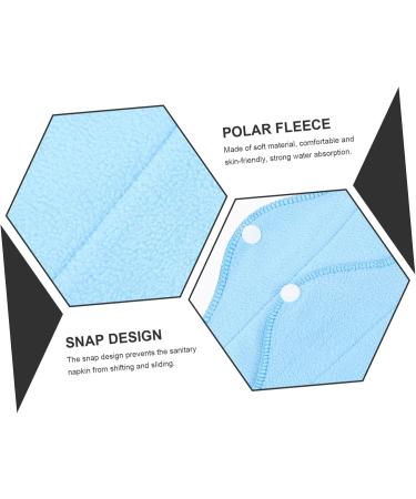 Mobestech 6-Ply Women's Reusable Menstrual Pads - Polarfleece Washamm with Comfort Cushion & Eco-Friendly Design | Sustainable Binding Bags for Women - Buy Online on GoSupps.com