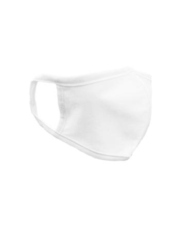 FM London reusable fabric mask 100% cotton (50 pieces) 1 piece (pack of 50) White