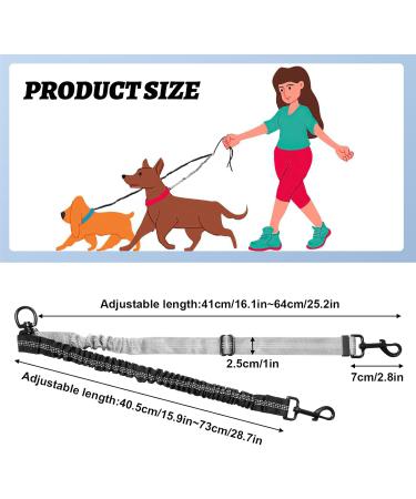 Double Dog Leashes - Reflective 360 Rotatable Adjustable for Training & Walking - International Shipping Available - Buy Online on GoSupps.com