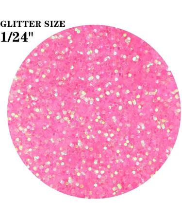 TORC Iridescent Hot Pink Chunky Glitter 4 oz - Resin Crafts, Tumblers, Makeup, Nail Art - Festival Decoration - Buy Online on GoSupps.com