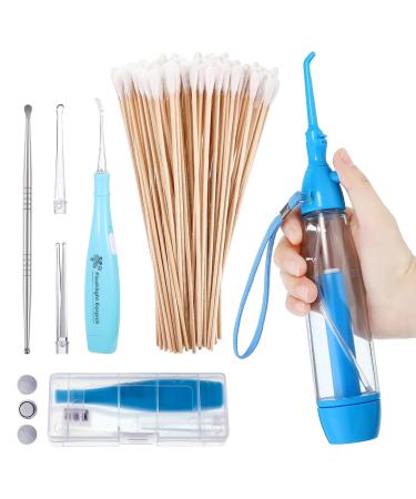 Tonsillenstein remover set 1 tonsil stone removed with LED light 1 tool for removing tonsil stones made of stainless steel 100 swabs and 1 curved error syringe to get rid of - Buy Online on GoSupps.com