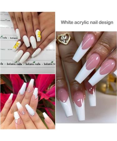 MAGIC ARMOR Acrylic Powder 30g - Professional Non-Yellowing Formula for Easy Nail Extension at Home & Salon (White) - Buy Online on GoSupps.com