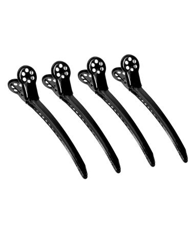 Framar Black Tight Tension Clips - Set of 4 Professional Hair Clips | Styling & Metal Hair Clips for Extra Tight Hold - Buy Online on GoSupps.com