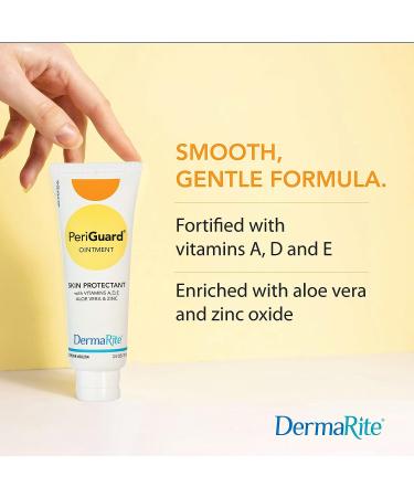PeriGuard Skin Protectant Ointment - Vitamin A D E Aloe Vera Zinc - 3.5 oz Tube - Buy Online on GoSupps.com