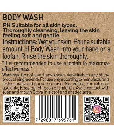 Moisturizing Body Wash for Dry & Sensitive Skin | Hydrating Body Cleanser with Argan & Tea Tree Oil | Paraben & Sulfate Free | 8.5oz - Buy Online on GoSupps.com
