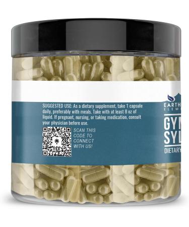 Earthborn Elements Gymnema Sylvestre 200 Capsules Pure & Undiluted No Additives 200 Count (Pack of 1) - Buy Online on GoSupps.com