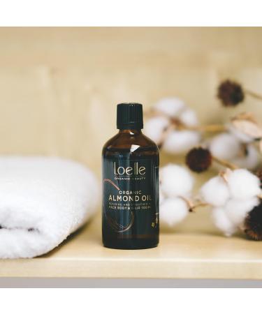 Loelle - Pure Cold Pressed Sweet Almond Oil - Natural Anti-Stretch Mark Remedy to Use in Pregnancy - Moisturising Body Oil - Nourishing Face and Hair Oils (100ml) - Buy Online on GoSupps.com