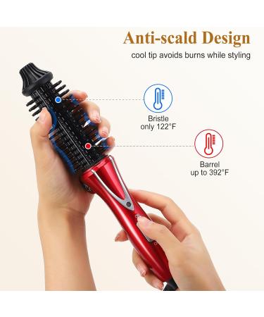 Buy Mini Hair Curling Iron Brush - Ceramic Tourmaline Ionic Hot Curler for All Hair Types | Professional Anti-Scald Electric Wand - Fast International Shipping - Buy Online on GoSupps.com