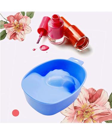Nail Soak Bowl Manicure Care Set - 2pcs Blue Soak Trays for Polish Removal & Spa Treatment - Manicure Spa Tool - Buy Online on GoSupps.com
