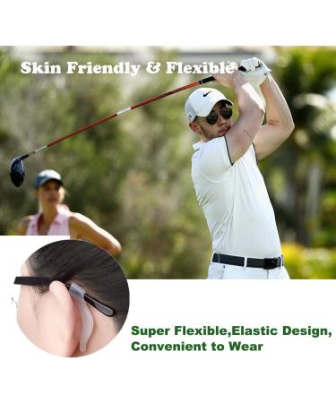 10 Pairs Anti-Slip Glasses Ear Grips - Soft Silicone Holders for Secure Fit | Black Masking Bracket for Eyewear - Buy Online on GoSupps.com