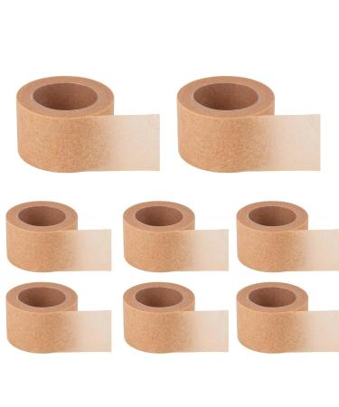 6 Rolls micropore Tape 1/2 inch Paper Tape Medical 1 inch Sensitive Skin Medical Tape for Wound Care Surgical Tape for Wound Care Nose Tape for Sleeping Shaping Gauze Tape for Wounds Beige Routine