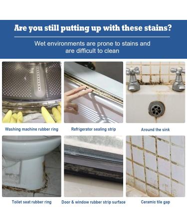 Mold Remover Gel - Effective Mildew Removal for Wall Tiles, Corners, Kitchen, Bathroom - 90g - Buy Online on GoSupps.com