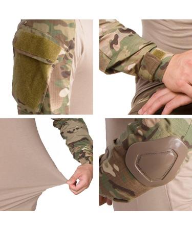 SINAIRSOFT US Army Camo BDU Uniform Set with Knee Pads - Tactical Combat Apparel - Buy Online on GoSupps.com