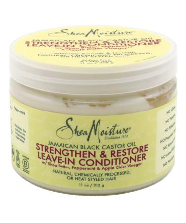 SheaMoisture Jamaican Black Castor Oil Strengthen & Restore Leave-In Conditioner 11 oz (312 g) - Buy Online on GoSupps.com