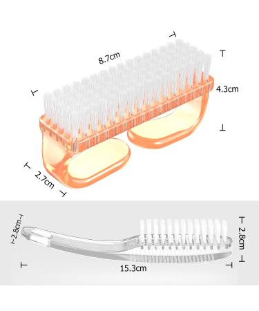 Larbois Nail Brush - 5 Pack Handle Grip Cleaning Brushes for Fingernails and Toes - Men and Women - Buy Online on GoSupps.com