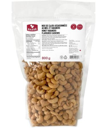 Bass Spicy Honey Habanero Cashews - 800g Kosher Certified | Spicy & Sweet Gourmet Snack | Cashews with a Kick | Perfect for Parties Gifting & Snacking - Buy Online on GoSupps.com