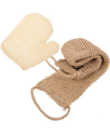 Beaupretty 3 Sets Sisal Bath Set Exfoliating Bath Scrubbers Exfoliating Body Scrubber Shower Bath Glove Shower Body Towel Body Scrubber for Men Back Shower Scrubber Frosted Jute Remover Man - Buy Online on GoSupps.com