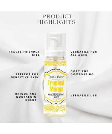 Infinix Tropical Mango Fine Fragrance Mist - 2 fl oz/60ml Body Spray for Women Gentle and Long Lasting Perfume for Men & Women For Daily Use - For all occasions - Buy Online on GoSupps.com