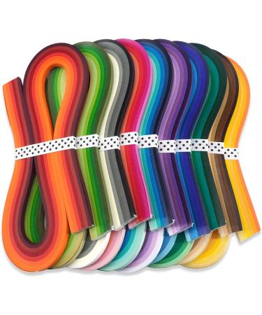 JUYA 60-Color Paper Quilling Strips Set - 10 Packs, 54cm Length, 3mm Width - Buy Online on GoSupps.com