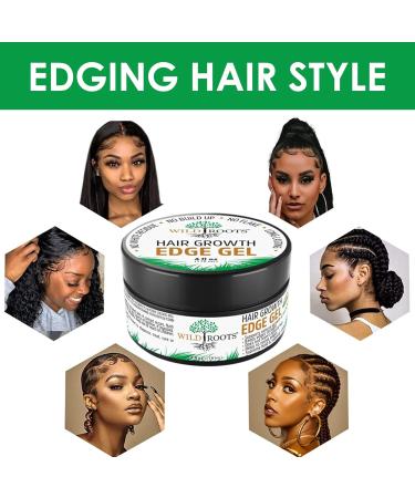Wildroots Hair Growth Edge Gel | Stimulate Growth & Tame Flyaways - 4oz | International Shipping Available - Buy Online on GoSupps.com