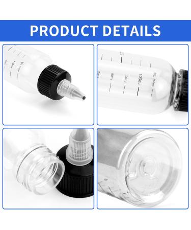 Fantasyon 3PCS Hair Oil Applicator Bottle 120ml Squeeze Oil Applicator Bottle for Hair Oil Bottle Applicator with Caps for Salon Hair Care Coloring Paint Art Glue - Buy Online on GoSupps.com