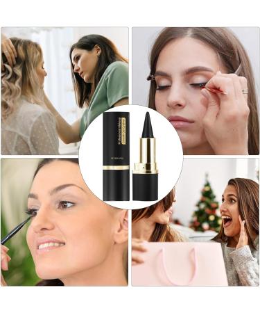 Pen Eye Liner Smudge Proof Natural Cream Precise Tip Eye Liner Waterproof Eyeliner Cream Moisturizing And High-Pigmented Cream Liner Eye Makeup for Mother Wife Girlfriend Black - Buy Online on GoSupps.com