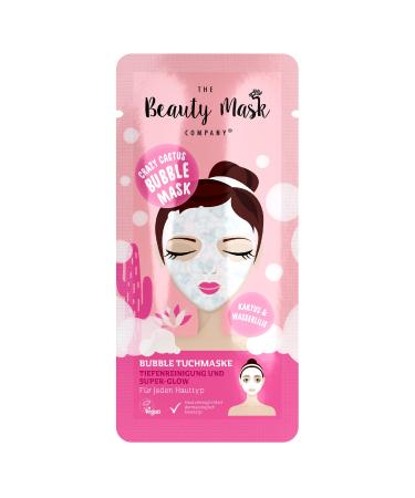 The Beauty Mask Company Cactus Bubble Mask 1 Sachts Cleaning Take Mask With Cactus Water Lily Extract & Hyaluron skin care for every skin type vegan - Buy Online on GoSupps.com