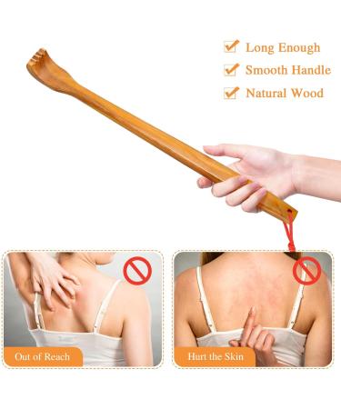 Ciieeo Wooden Back Scratcher - Long Handle Scratch & Massager for Itching Relief | Best International Shipping - Buy Online on GoSupps.com