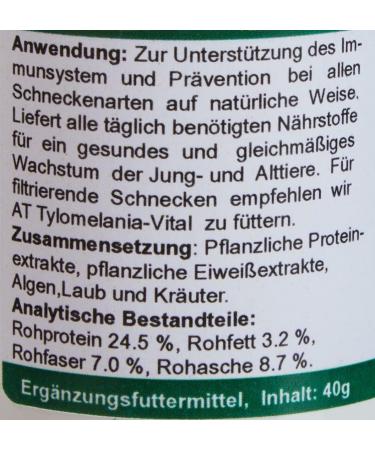 Aqua-Tropica Snail VITAL Herbs 40g - Enhance Health & Wellness | International Shipping Available - Buy Online on GoSupps.com