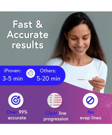 iProven 50 Ovulation Test Strips and 20 Pregnancy Test Strips  Fertility Kit (50LH + 20 HCG)  FSA Eligible  Fast and Easy Fertility Test for Women 70 Count (Pack of 1) - Buy Online on GoSupps.com