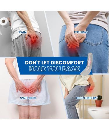 Red Light Therapy for Hemorrhoid Pain Relief Portable Red Light Hemorrhoid Therapy Device for Itching & Swelling Relief Rechargeable at-Home Care - Buy Online on GoSupps.com