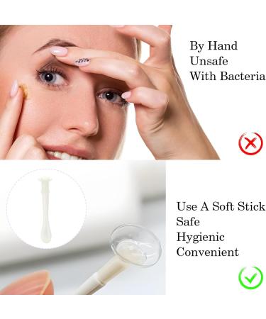 Amaxiu 2Pcs Contact Lens Case Cute Contact Lens Box Holder with Mirror Portable Soak Storage Kit with Remover Tool Tweezer Solution Bottle Colorful Contact Lens Container For Travel Home(White+Black) - Buy Online on GoSupps.com