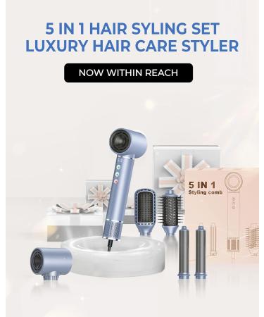 5-in-1 Air Styler | High Speed Magic Hair Styler 2024 | Hair Dryer Brush & Curler - Buy Online on GoSupps.com