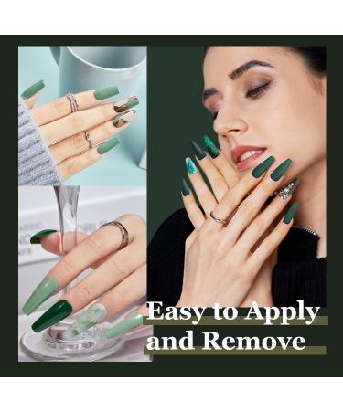 Modelones Blue Green Gel Nail Polish - 6 Colors Misty Gray Dark Green Glitter Gel Polish Kit Sage Green Baby Blue Nail Gel Polish Soak Off UV Gel Nail Lamp Gel Nail Kit DIY Home Nails Manicure Gifts - Buy Online on GoSupps.com
