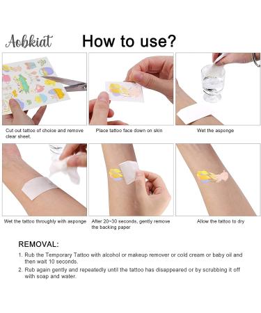 36 Glitter Styles Temporary Waterproof Flower Tattoos for Birthday Party Goodie Bags - Buy Online on GoSupps.com