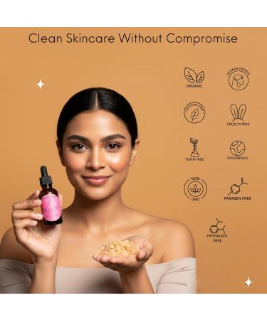 Frankincense Resin Infused Organic Castor & Rosehip Oils for Face Age Defying Miracle Facial Moisturizer Cold Pressed Serum Natural Skincare Hydrates Skin Moisturizing 1 Fl Oz - Buy Online on GoSupps.com