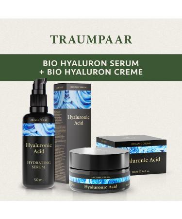 Hyaluron Serum High-Dose 50ml | Vegan Anti-Aging Hyaluronic Acid Facial Serum with Bio Aloe Vera | Unisex Skincare | Made in Germany - Satin Naturel - Buy Online on GoSupps.com