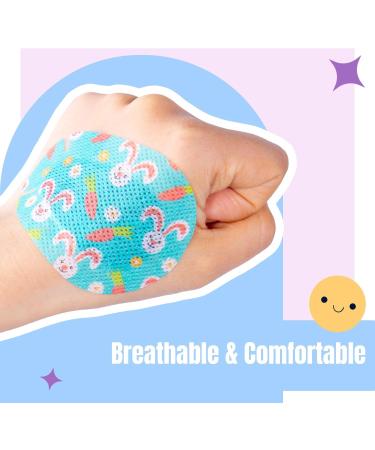 140PCS Kids Adhesive Eye Patches Cute Disposable Eyepatch Set for Amblyopia & Lazy Eye Breathable Bandages for Toddlers - 7 Styles - Buy Online on GoSupps.com