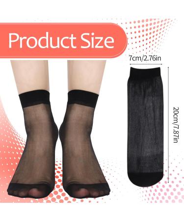 Apricitie 40 Pairs Women's Nylon Stockings - Matt Transparent Fine Socks Reinforced Toes Ankle Hedge (EU 35-42) - Shop Quality Internationally - Buy Online on GoSupps.com